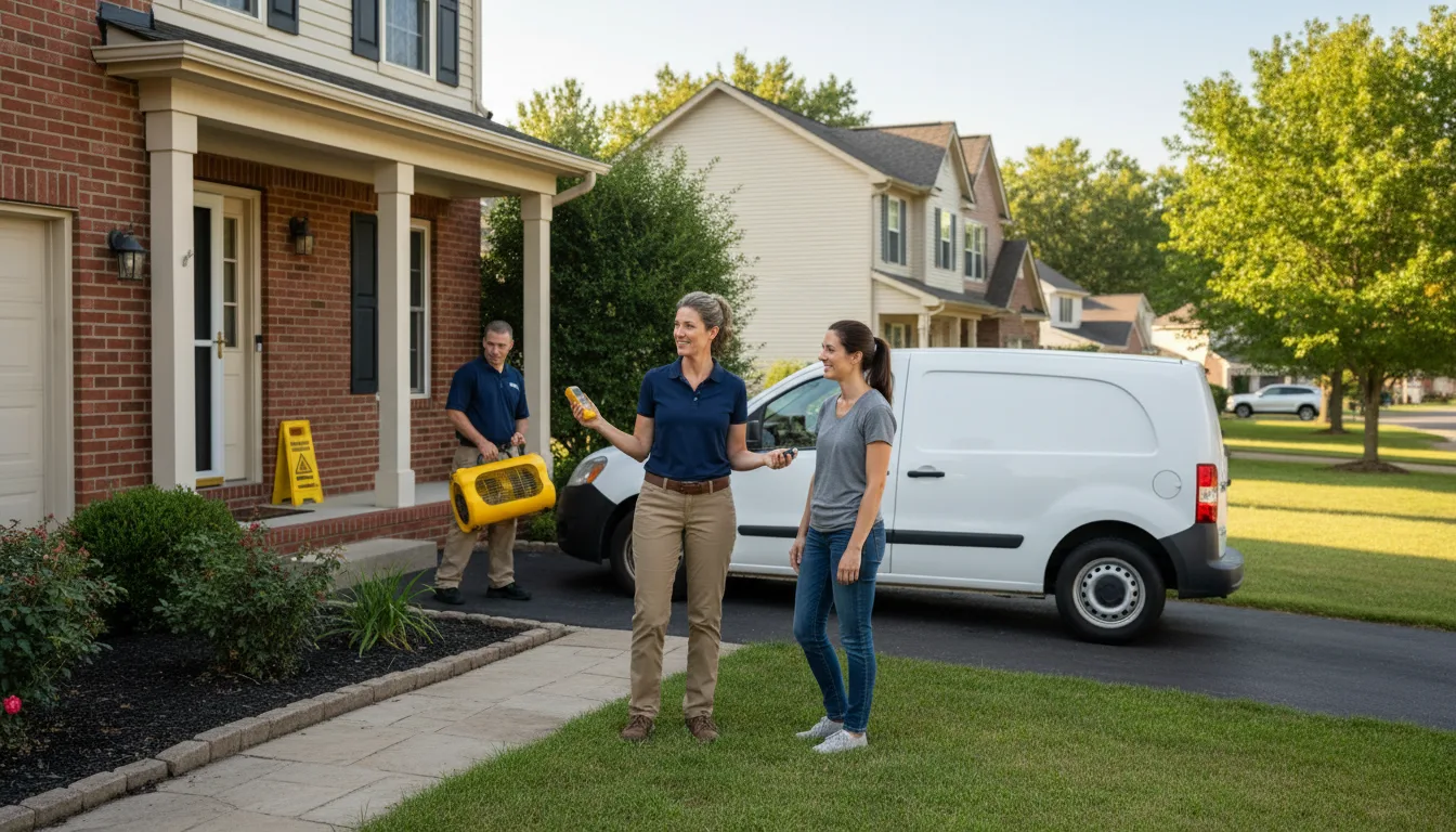 Residential water damage restoration in Madrid, NE